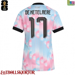 Belgien Charles De Ketelaere #17 Bortatröja Dam VM 2026 Kortärmad